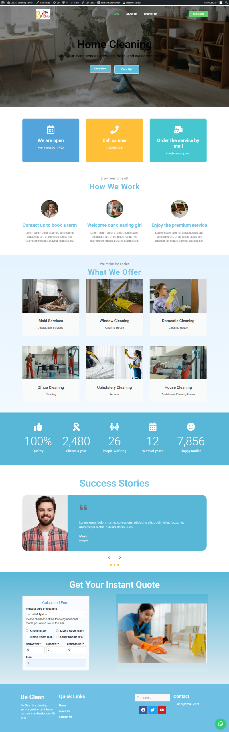 cleaning site scaled